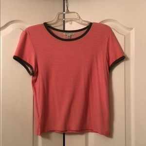 striped AEO ringer tee